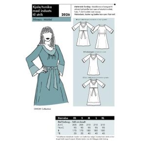 Onion 2026 Kjole/tunika med indsats